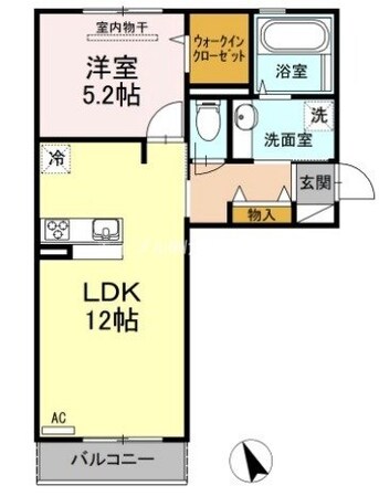 アステール白楽町の物件間取画像